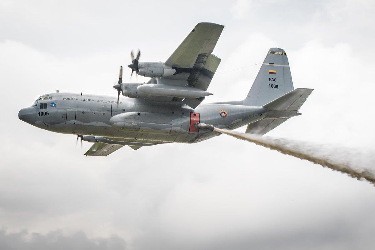 The Colombian Air Force enhances its training and response capabilities for fighting forest fires