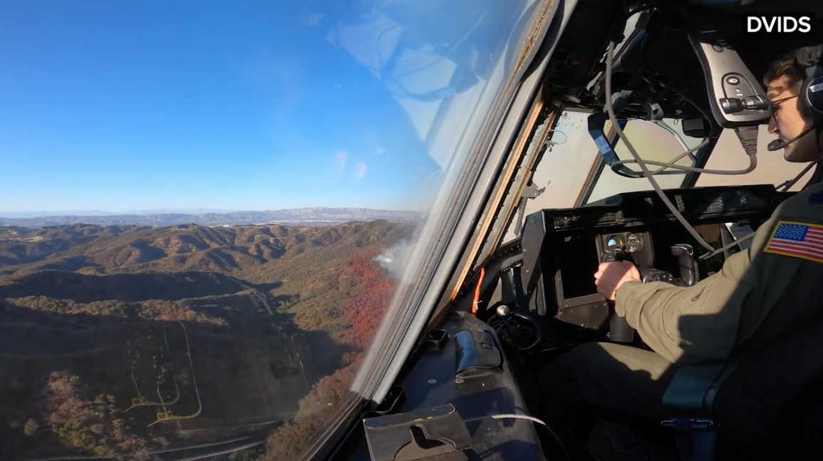 Fighting wildfires from inside the cockpit. Inside the C-130 with the California Air National Guard and MAFFS